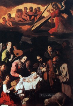  Pastores Pintura - La Adoración de los Pastores Barroco Francisco Zurbarón